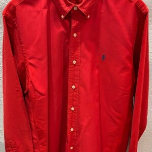 Polo by Ralph Lauren Men's Red Shirt